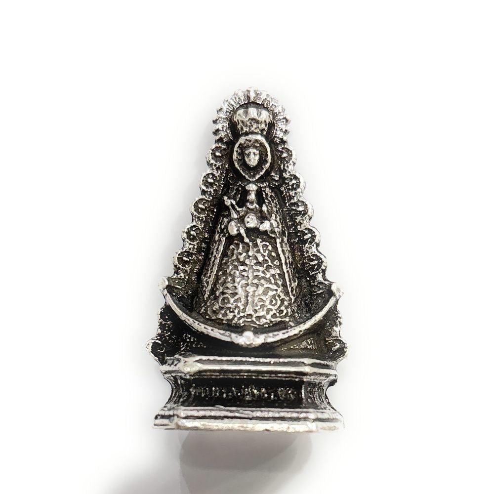Imagen Miniatura Virgen Rocío 5 Micras Plata 45 mm Marca De Bussy