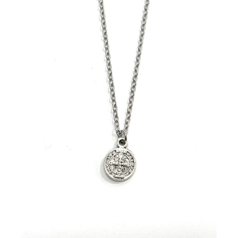 COLLAR SAN BENITO METAL 9MM BAÑO PLATA | DE BUSSY | ENVASE 5 UDS. UNIDAD | 8488000031347