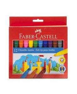 Rotulador Faber Castel Jumbo 12 Colores Surtidos | Faber Castell | Pack 1 Unidades
