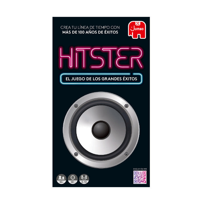 Juego Hitster DISET para adultos y jóvenes