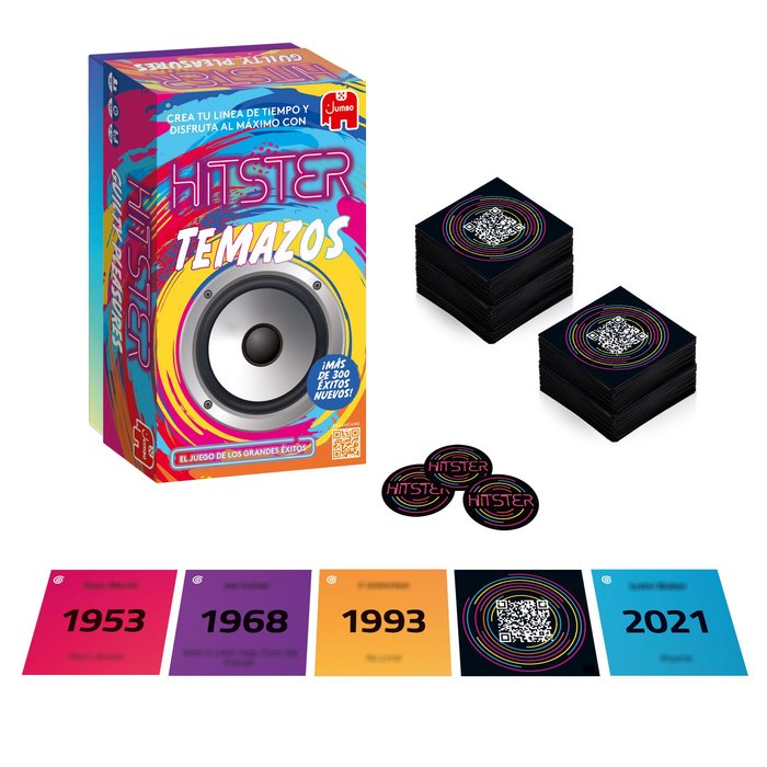 JUEGO HITSTER TEMAZOS | DISET | 1 UNIDAD | 8710126199565