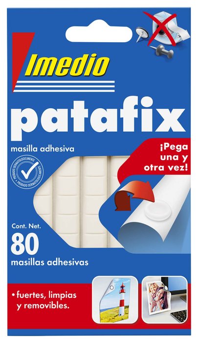 MASILLA ADHESIVA IMEDIO PATAFIX | 12 UNIDADES | (PRODUCTOS IMEDIO, S,A,) Imagen principal del producto