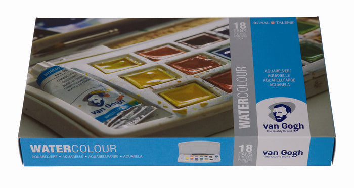 ACUARELA VAN GOGH ESTUCHE PLASTICO 18 COLORES | 1 UNIDADES | (TALENS ESPAÑA) Imagen principal del producto