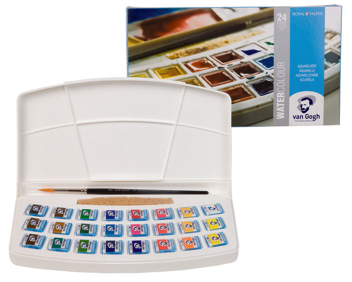 ACUARELA VAN GOGH ESTUCHE PLASTICO 24 COLORES | 1 UNIDADES | (TALENS ESPAÑA) Imagen principal del producto