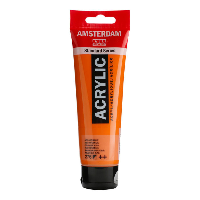 Pintura Acrílica Amsterdam Naranja Azo 120 ml TALENS ESPAÑA
