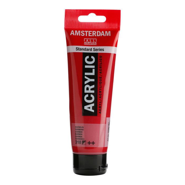 Pintura Acrílica Amsterdam 120 ml Carmín TALENS ESPAÑA Imagen principal del producto