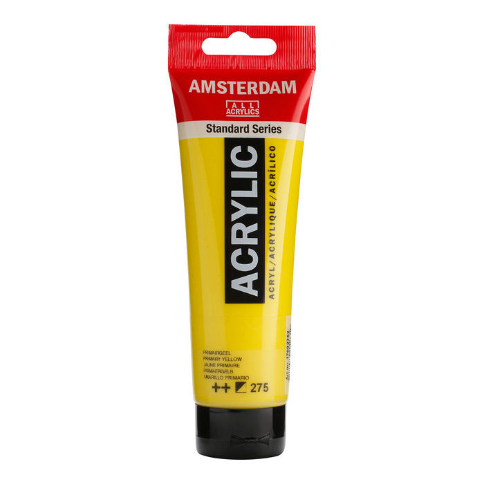 Pintura Acrílica Amsterdam Amarillo Primario 120 ml Talens España