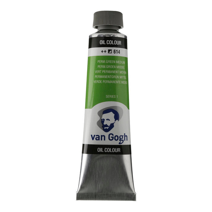 PINTURA OLEO VAN GOGH 40ML VERDE PERMANENTE MEDIUM | 3 UNIDADES | (TALENS ESPAÑA) Imagen principal del producto