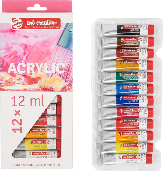 PINTURA ACRILICO TALENS ART CREATION ESTUCHE 12 X 12 ML | 1 UNIDADES | (TALENS ESPAÑA) Imagen principal del producto