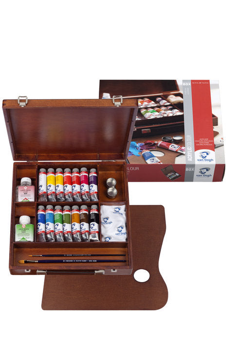 Maletín madera acrílicos Van Gogh 40 ml TALENS España Imagen principal del producto