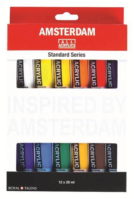 Pintura Acrílica Amsterdam Estuche 12 x 20 ml TALENS ESPAÑA Imagen principal del producto