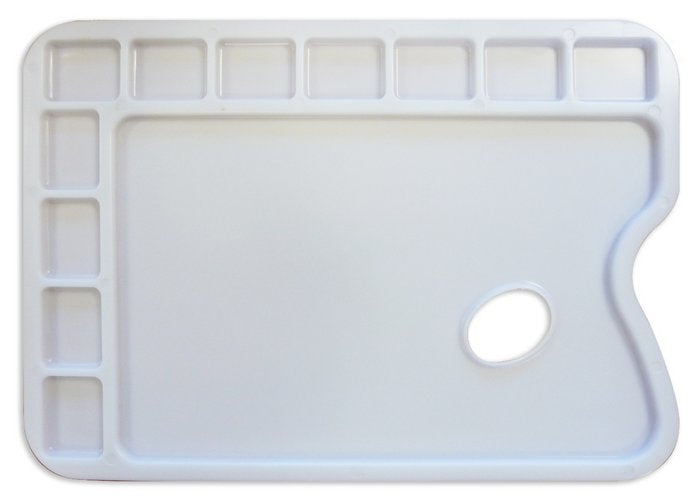 Paleta de plástico rectangular para acrílico y tempera Talens España Imagen principal del producto