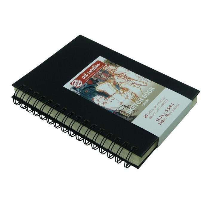 Bloc Espiral Estándar Liso 110g | Talens España | Cartón | Formato Estándar | Pack 5 Unidades