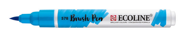 Rotulador Ecoline Brushpen Azul Celeste | Talens España | Pack 3 Unidades