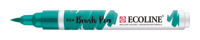Rotulador ecoline brushpen verde abeto Talens España