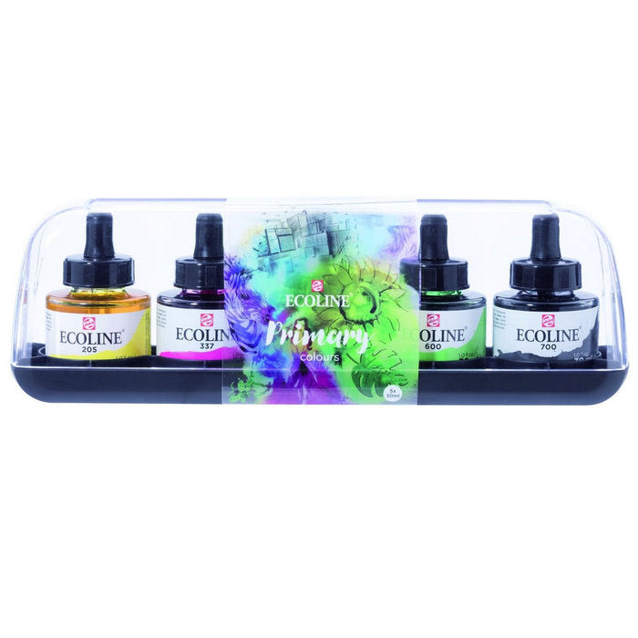 TINTA ECOLINE ESTUCHE PRIMARIO 5 UDS X 30 ML | 1 UNIDADES | (TALENS ESPAÑA)