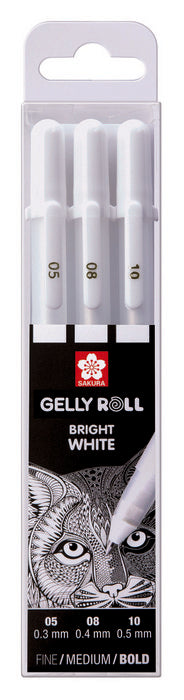 BOLIGRAFO GELLY BASIC WHITE 05/08/10 ESTUCHE 3 UNIDADES | 1 UNIDADES | (TALENS ESPAÑA)