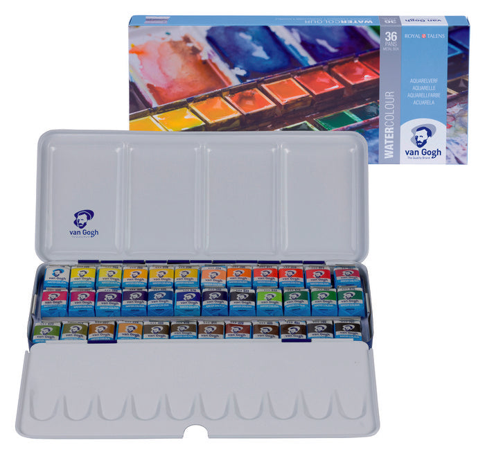 ACUARELA VAN GOGH ESTUCHE METAL 36 COLORES | 1 UNIDADES | (TALENS ESPAÑA) Imagen principal del producto