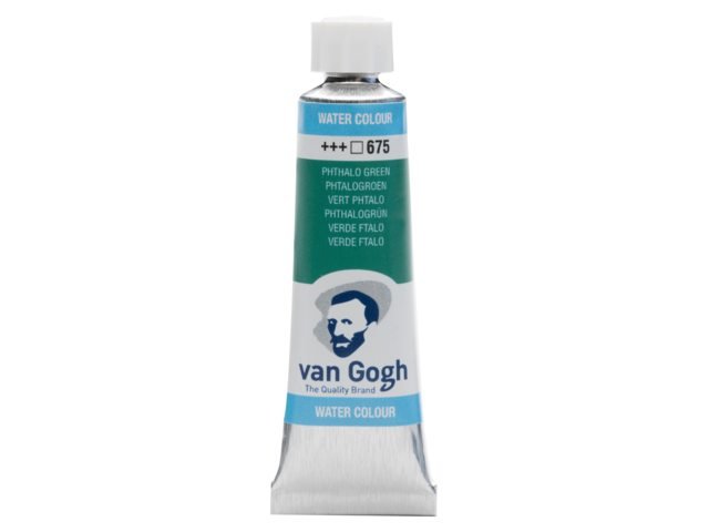 Acuarela Van Gogh tubo 10ml verde ftalo marca pintura artística Imagen principal del producto