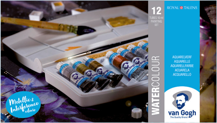 ACUARELA VAN GOGH TUBO 10ML ESTUCHE PLASTICO 12 COLORES ES | 1 UNIDADES | (TALENS ESPAÑA) Imagen principal del producto