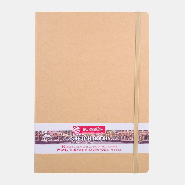 Bloc Espiral Estándar Liso 80H 140g | Talens España | Cartón | Formato Estándar | Pack 1 Unidades