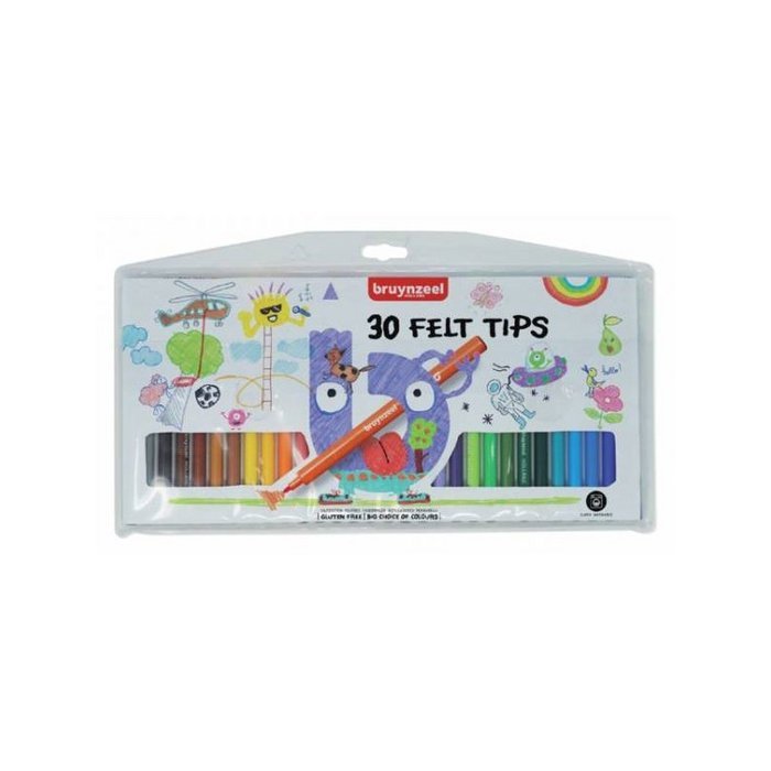 Rotulador Bruynzeel 30 Colores Surtidos | Talens España | Pack 1 Unidades Imagen principal del producto