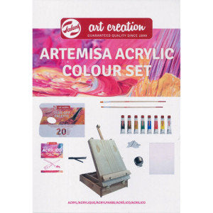 SET TALENS ARTEMISA ACRILICOS + CABALLETE | TALENS ESPAÑA | 1 UNIDAD | 8712079507466