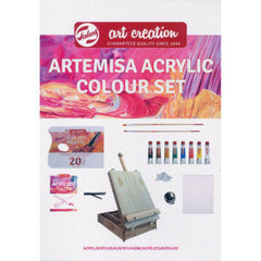 SET TALENS ARTEMISA ACRILICOS + CABALLETE | TALENS ESPAÑA | 1 UNIDAD | 8712079507466