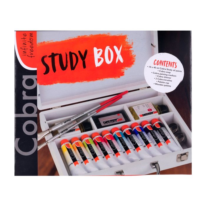 MALETIN COBRA STUDY CAJA 10X40ML+ACCESORIOS | 1 UNIDADES | (TALENS ESPAÑA)