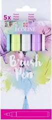 Rotulador Ecoline Brushpen Pastel 5 Unidades | Talens España | Pack 1 Unidades