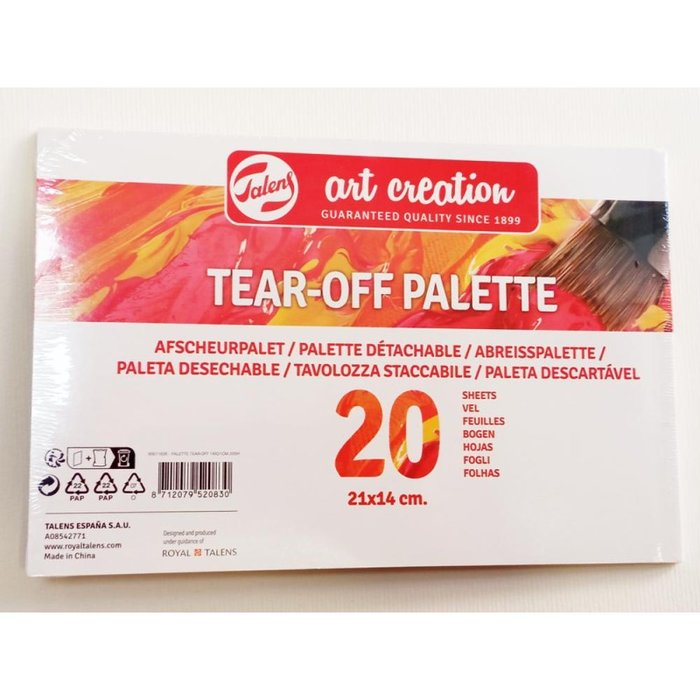 Paleta Tear-off Papel 14x21cm 20H Talens España Imagen principal del producto