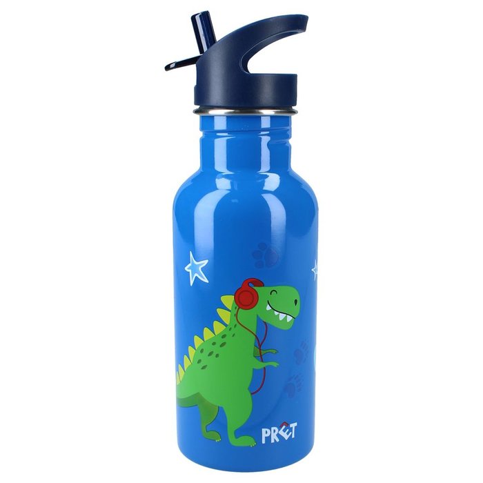 BOTELLA INFANTIL ALUMINIO 500ML CON PAJINA DINOSAURIO | VADOBAG | 1 UNIDAD | 8712645291881 Imagen principal del producto