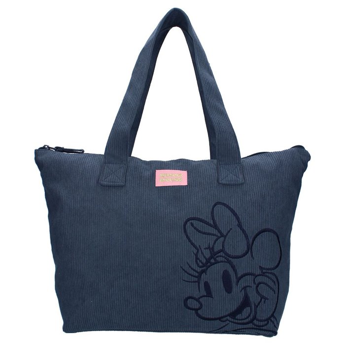 BOLSO SHOPPING MINNIE AZUL LONETA CON CREMALLERA | VADOBAG Imagen principal del producto