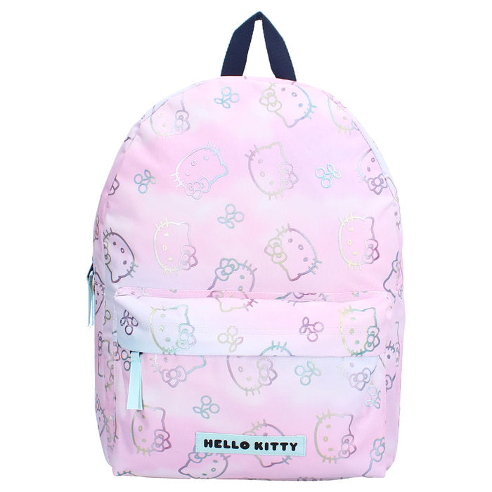 MOCHILA INFANTIL DELANTERO HELLO KITTY PARTY IRIDISCENTE | VADOBAG Imagen principal del producto