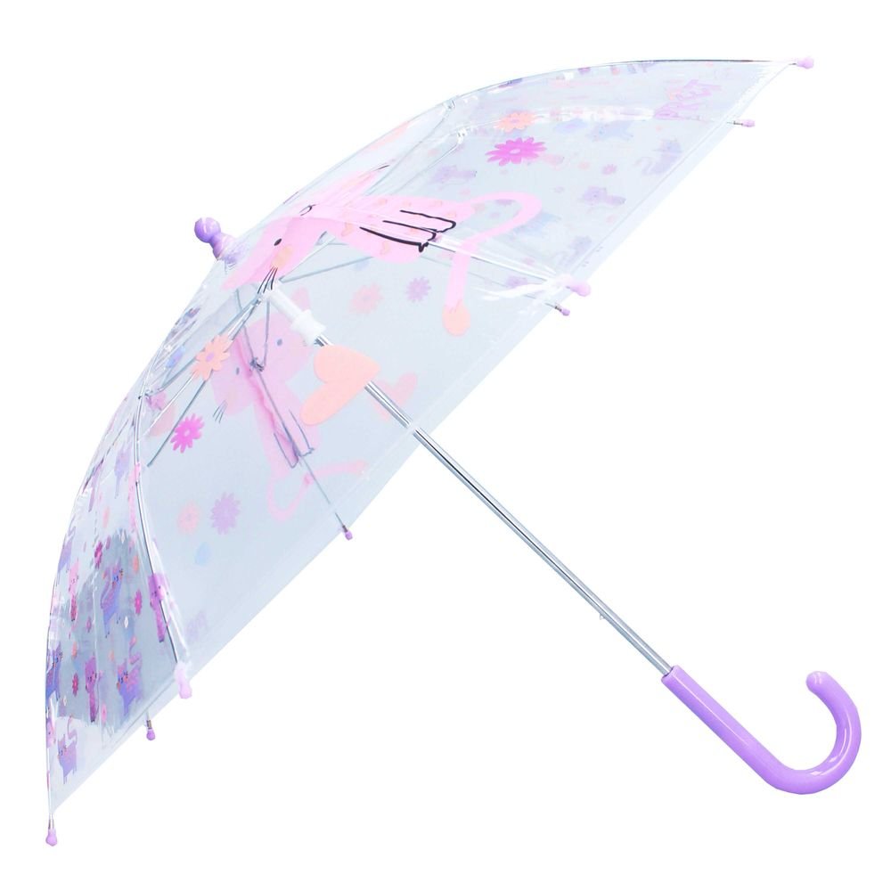 PARAGUAS INFANTIL MANUAL TRANSPARENTE GATITOS RAINY DAYS | VADOBAG | 1 UNIDAD | 8712645316843