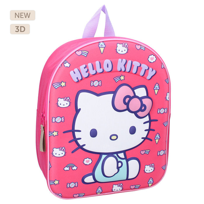 MOCHILA GUARDERIA 3D HELLO KITTY ANOTHER DIMENSION | VADOBAG Imagen principal del producto