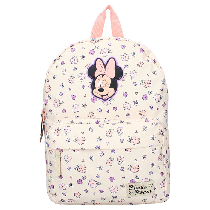 MOCHILA INFANTIL CON BOLSILLO 36CM MINNIE MOUSE BLOOM BAGS | VADOBAG Imagen principal del producto
