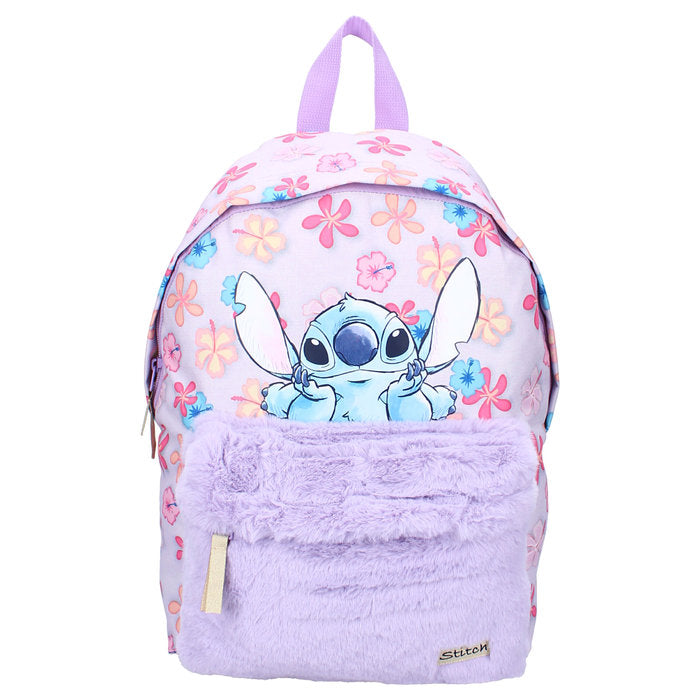 Mochila infantil con bolsillo 36 cm Peluche Stitch Fantasy VADOBAG Imagen principal del producto