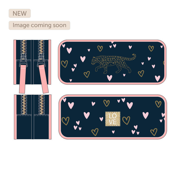 PORTATODO DOBLE MILKY KISS HEART OF GOLD | VADOBAG Imagen principal del producto