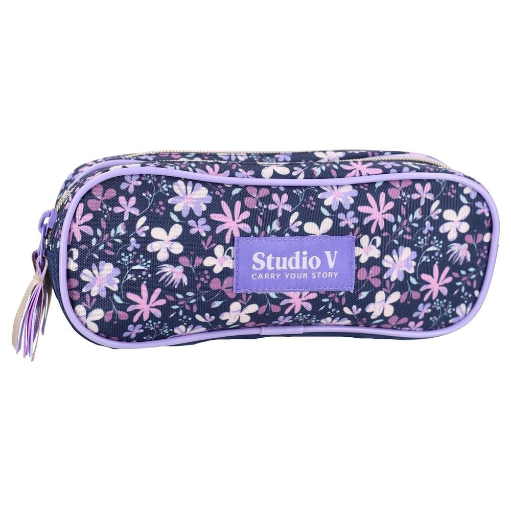 Portatodo Doble Cremallera Flower Bomb VADOBAG