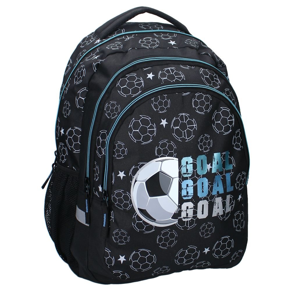 Mochila escolar doble 44x33 Football Black VADOBAG