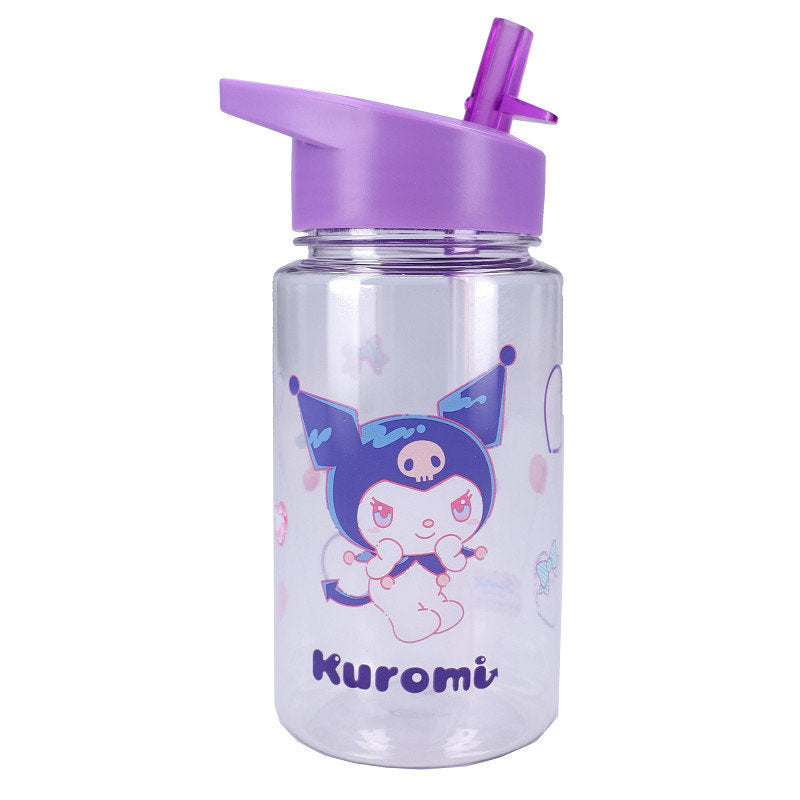 Botella PP con Pajita 450 ml Kuromi & Friends VADOBAG Imagen principal del producto