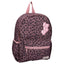 Mochila escolar 36x27 Bolsillo Rejilla Animal Print Rosa VADOBAG