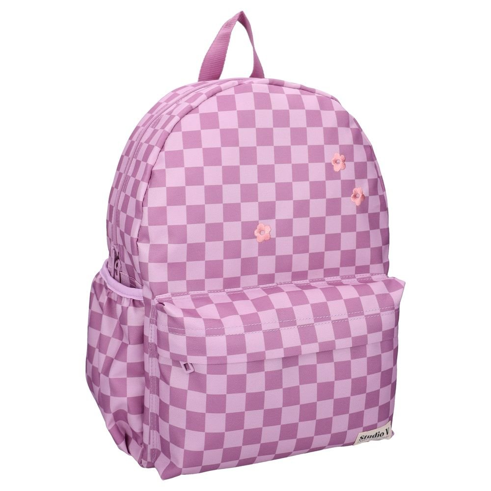 Mochila escolar 39x29 Bolsillos frontal y lateral Chess Pink Vadobag Imagen principal del producto