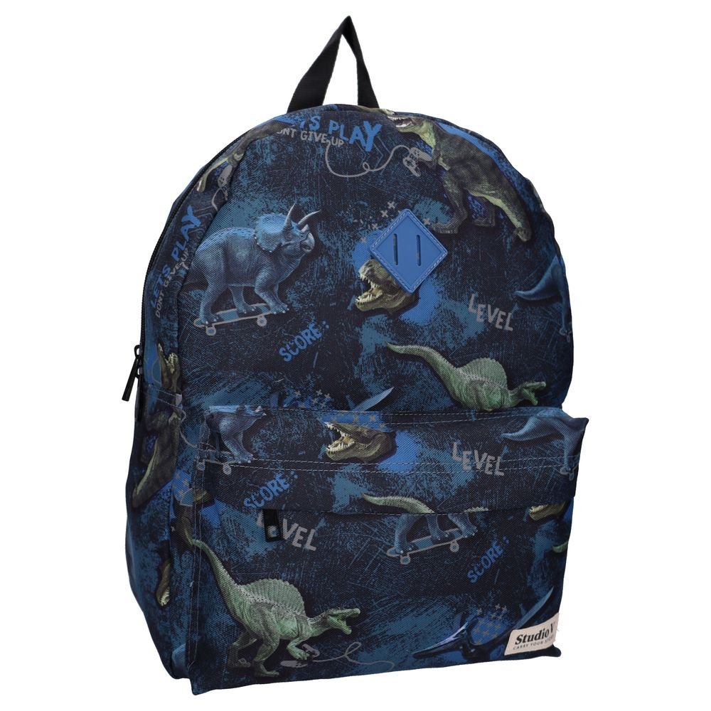 Mochila escolar 39x29 con Bolsillo Dinosaurios VADOBAG