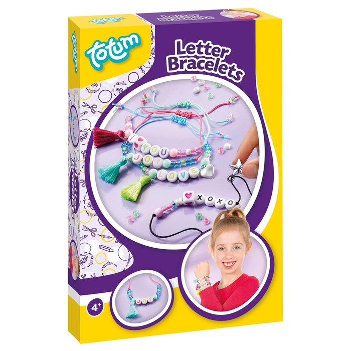 JUEGO PULSERAS CON LETRAS | TOTUM | 1 UNIDAD | 8714274029781
