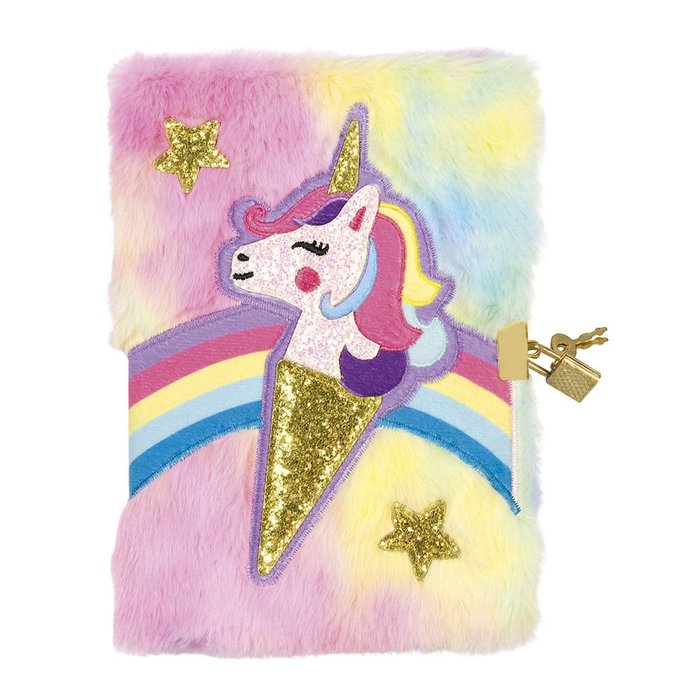 DIARIO SECRETO CON CERRADURA UNICORNIO | 1 UNIDADES | (TOTUM) Imagen principal del producto