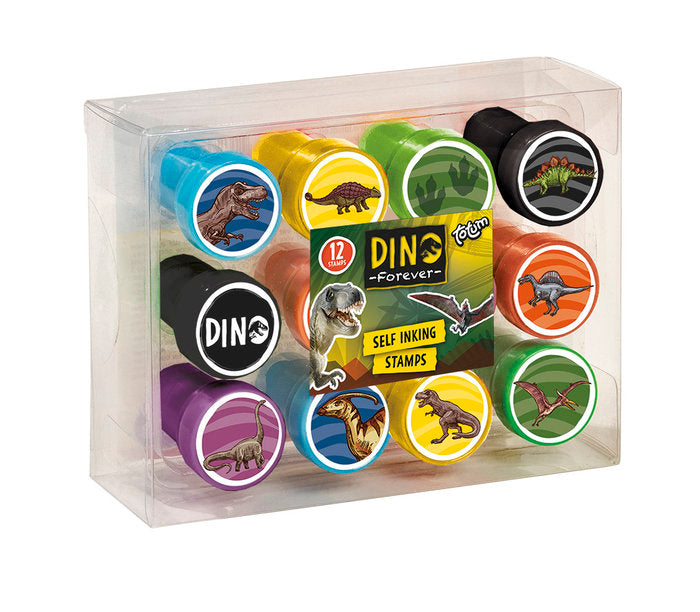 Pack 12 Sellos con Tinta Dino Marca Totum Imagen principal del producto