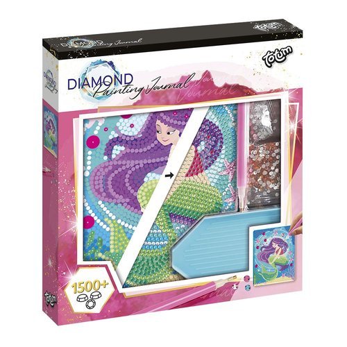 Cuaderno con Portada Personalizable de Diamantes Sirena TOTUM Imagen principal del producto