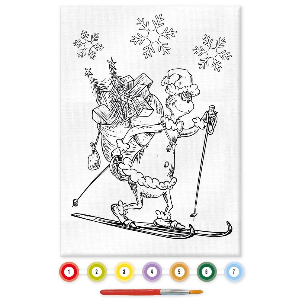 SET PINTA POR NUMEROS GRINCH | TOTUM | 1 UNIDAD | 8714274240063 Imagen principal del producto